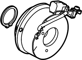 View BBM461L30 A/C Compressor Clutch Coil (Front) Full-Sized Product Image