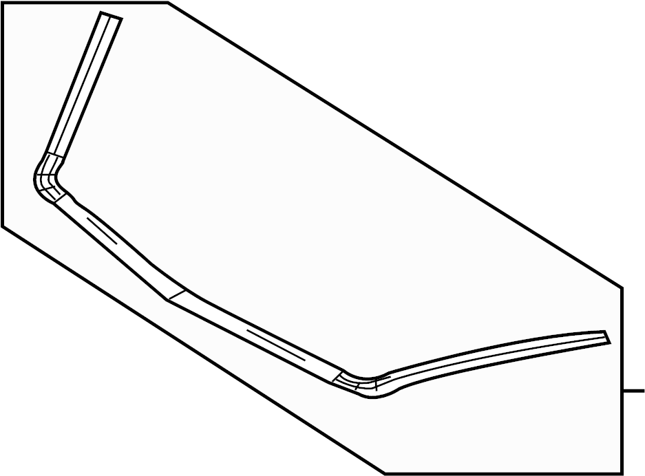 View BBM456770B Hood Seal (Front) Full-Sized Product Image