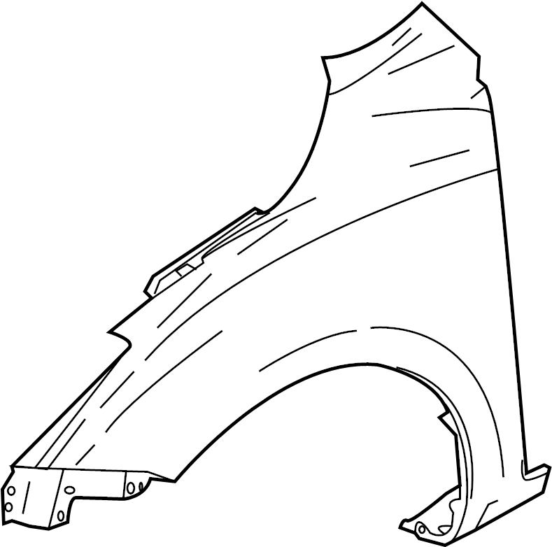 View BBM452111B Fender (Right, Front) Full-Sized Product Image