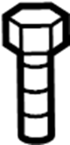 View BCR588651 Seat Belt Lap and Shoulder Belt Bolt (Upper) Full-Sized Product Image