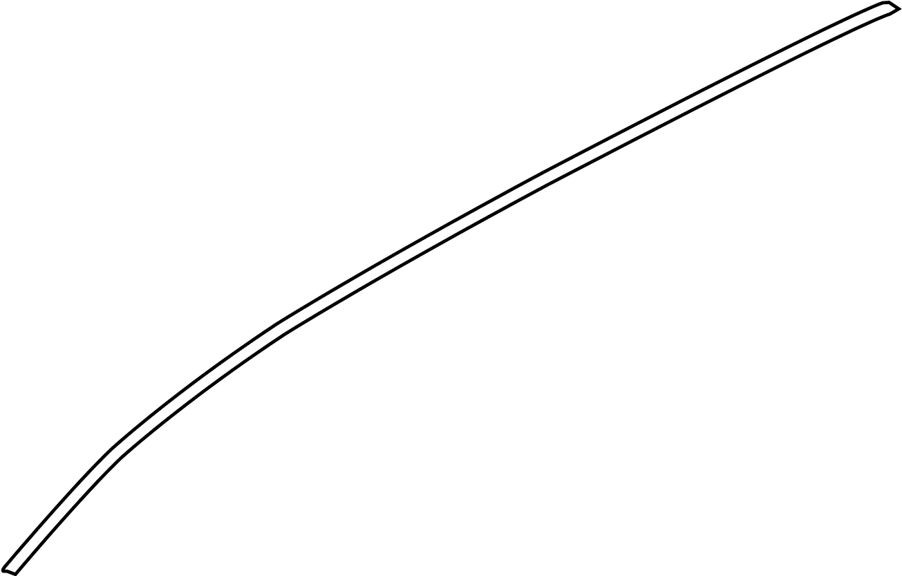 View BBN7509H0 Roof Molding (Right) Full-Sized Product Image