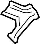 View BBM47024Z Body A-Pillar Reinforcement Plate (Right, Front, Upper) Full-Sized Product Image