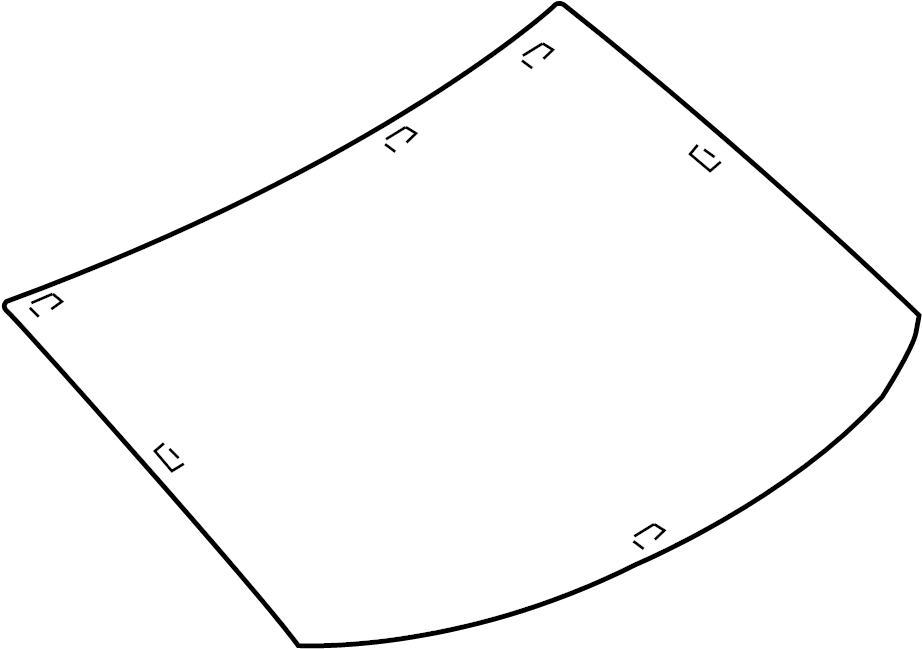 View BBM463930 Back Glass (Rear) Full-Sized Product Image