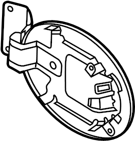 View BBN942410 Fuel Filler Door (Front) Full-Sized Product Image