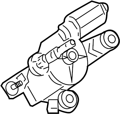 View BBN967450A Motor. (Rear) Full-Sized Product Image