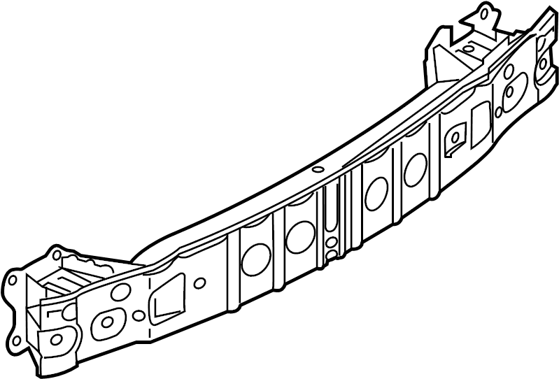 View BBN950260C Bumper Impact Bar (Rear) Full-Sized Product Image