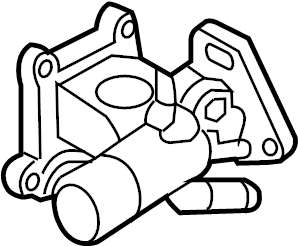 View L33X1517Z Engine Coolant Outlet Flange Full-Sized Product Image