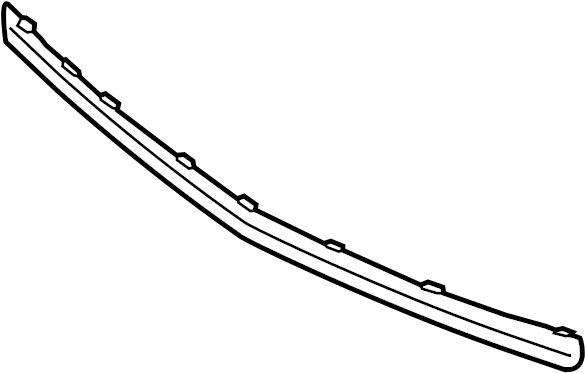 View B63C50B31 Grille Molding Full-Sized Product Image