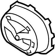 View B63C50716 Grille Emblem Bracket Full-Sized Product Image