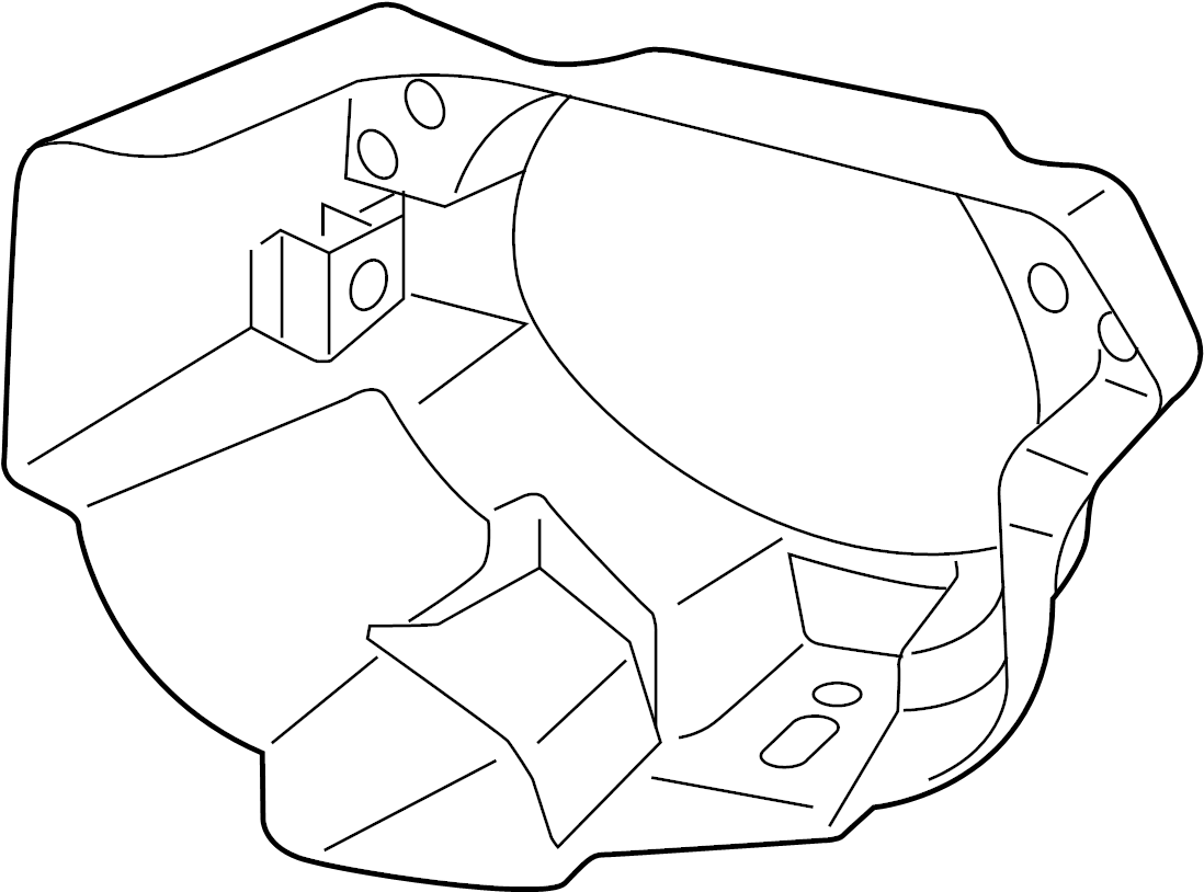 View BHR151684A Fog Light Bracket (Front) Full-Sized Product Image