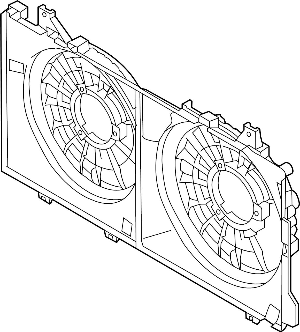 View PEAR15210 Engine Cooling Fan Shroud Full-Sized Product Image