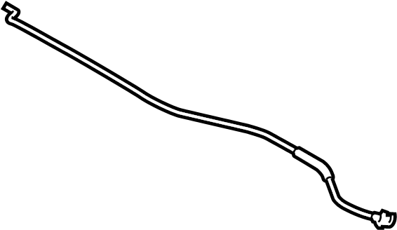 View BJS756651 Hood / Trunk Prop Rod Full-Sized Product Image