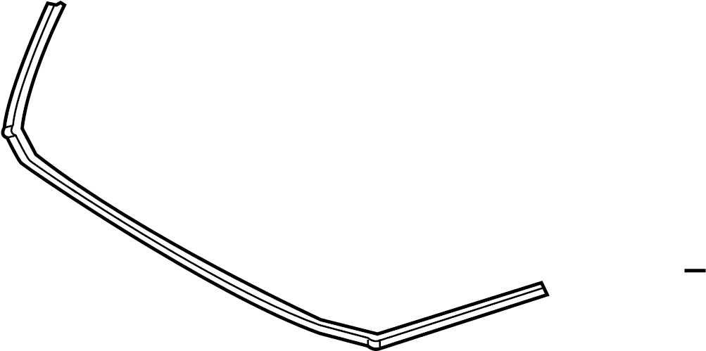 View BHN956770A Hood Seal (Front) Full-Sized Product Image