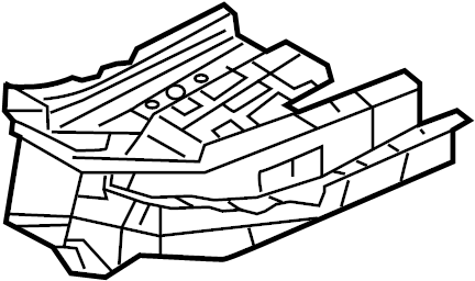 View BJS753390 Floor Side Rail (Right, Front, Rear) Full-Sized Product Image