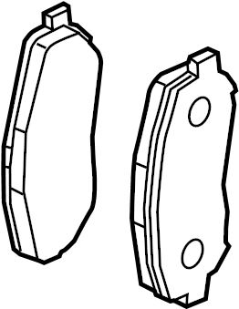 View LCY2-33-28ZA PAD SUB SET, FRT CALIPER Full-Sized Product Image