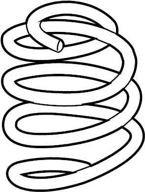 View BJS734011A Coil Spring (Front) Full-Sized Product Image