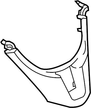 View BHN932983 Steering Wheel Trim (Front, Lower) Full-Sized Product Image
