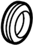 View BJT667491 Windshield Washer Pump Grommet Full-Sized Product Image