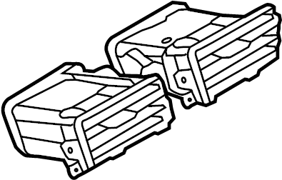 View BJS76491X02 Dashboard Air Vent Full-Sized Product Image