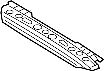 View B45C70700 Roof Header Panel (Rear) Full-Sized Product Image