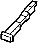 View BJS7509L1 Roof Molding Cap (Left) Full-Sized Product Image