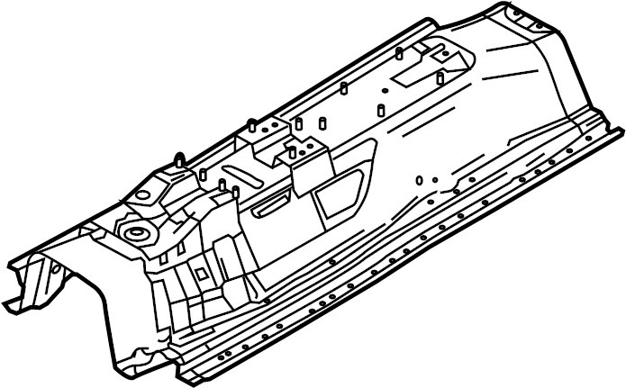 View BADE-53-610 REINF., TUNNEL-FRT Full-Sized Product Image