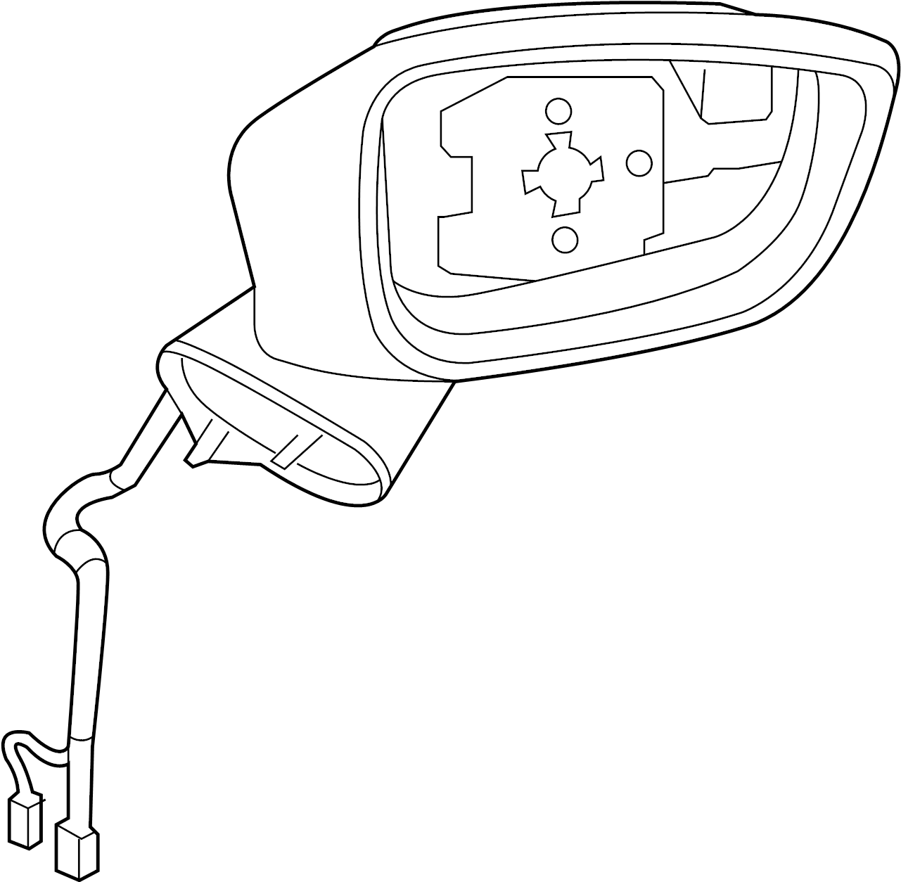 View BCKP69181F BODY(L), DOOR MIRROR Full-Sized Product Image