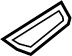 View BHN968454 Door Trim Panel Pocket Cap (Right) Full-Sized Product Image