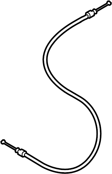 View BHN956880A Fuel Filler Door Release Cable Full-Sized Product Image
