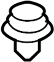 View GE4T68865A Trim. Clip. Fastener. Quarter. Panel. (Rear, Upper, Lower) Full-Sized Product Image