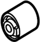 View B45A28450 Suspension Control Arm Bushing (Upper) Full-Sized Product Image