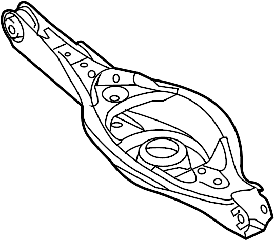 View B45A28350C Suspension Control Arm (Rear, Lower) Full-Sized Product Image