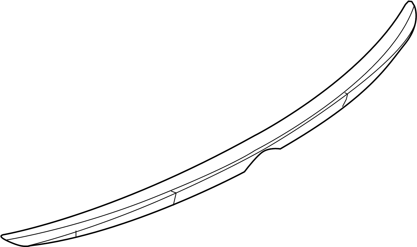 View BHN151960A2P Spoiler (Rear) Full-Sized Product Image