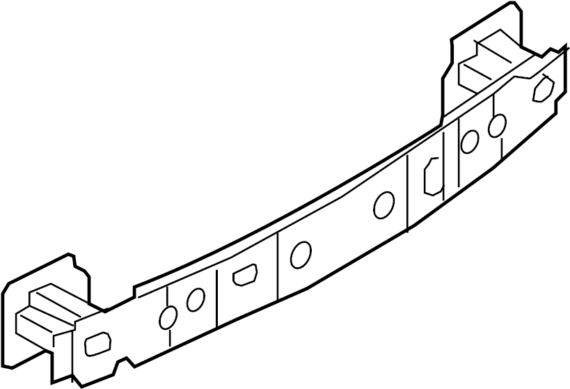 View BJS750260B REINFORCED., Bumper. (Rear) Full-Sized Product Image