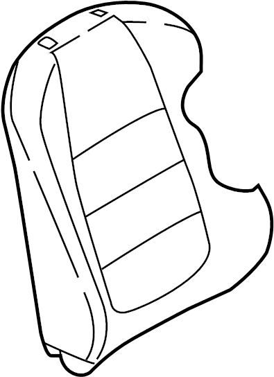 View BARA8813102 Seat Back Cushion Cover Full-Sized Product Image