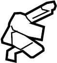 View BHN957560A Seat Hinge (Right, Rear) Full-Sized Product Image
