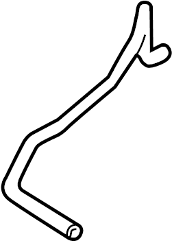 View AJ5115383 Engine Coolant Overflow Hose Full-Sized Product Image