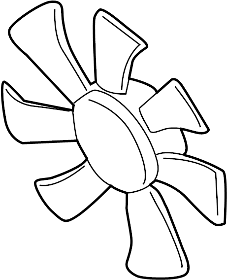 View AJ5215140 Engine Cooling Fan Blade Full-Sized Product Image