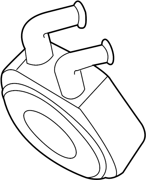 View AJ0314700A Engine Oil Cooler Full-Sized Product Image