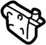 View LC7461321 A/C Refrigerant Line Bracket Full-Sized Product Image
