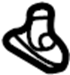 View B01A56741 Hood Seal Clip (Front) Full-Sized Product Image
