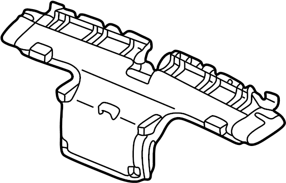 View LC6260120A Instrument Panel Air Duct Full-Sized Product Image