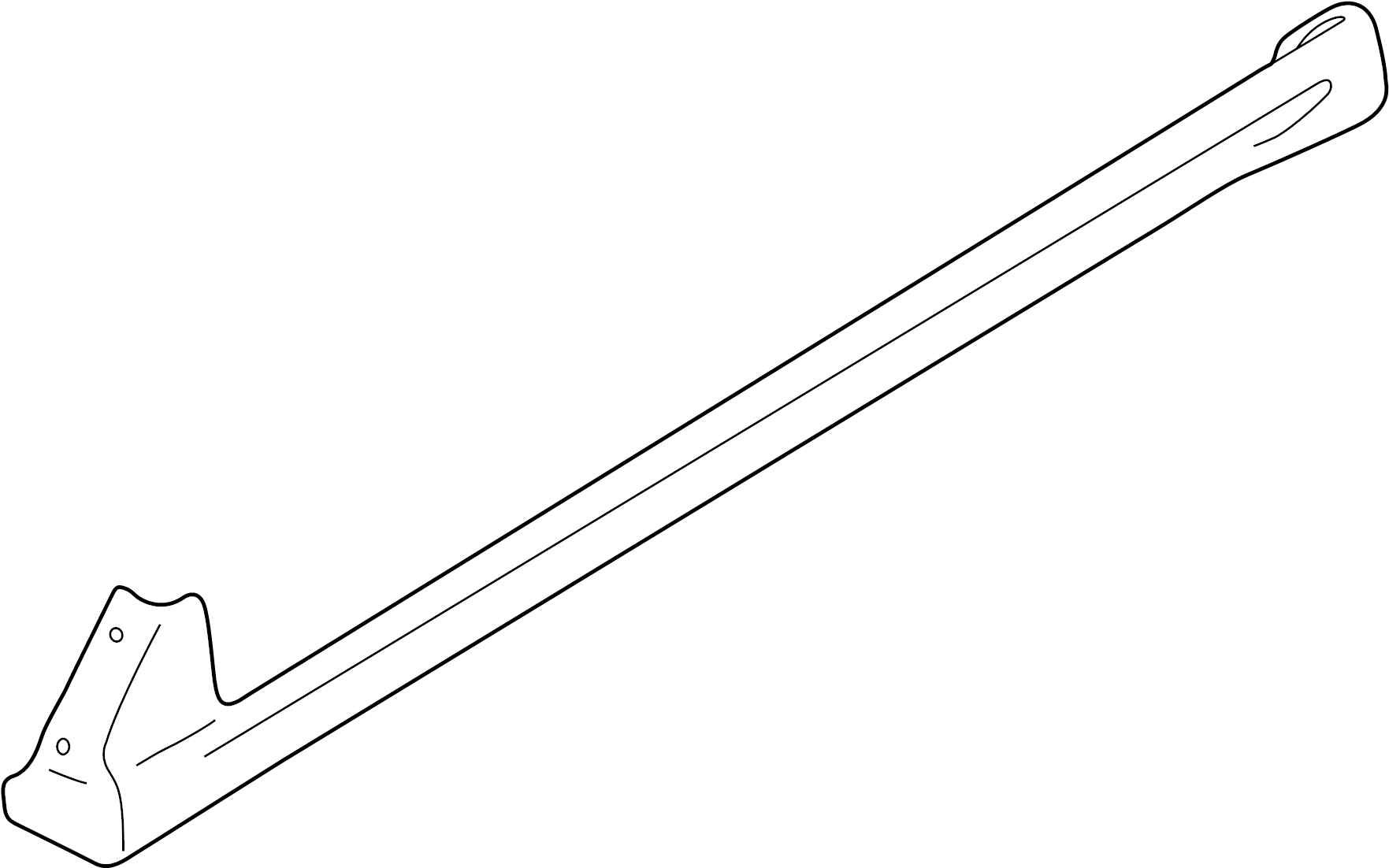 View L09351P50C28 Rocker Panel Guard (Left) Full-Sized Product Image