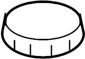 View TD114355YB Brake Master Cylinder Reservoir Cap Full-Sized Product Image