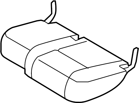 View TD748826002 Seat Cushion Foam (Rear) Full-Sized Product Image