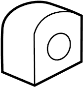 View TD1334156C Suspension Stabilizer Bar Bushing (Front) Full-Sized Product Image