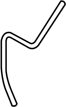 View TD1267501A Windshield Washer Hose (Upper) Full-Sized Product Image