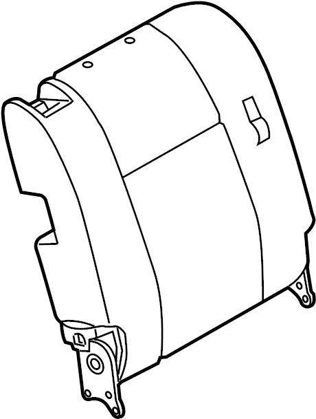 View TE698823134 Seat Back Cushion Cover (Right, Rear) Full-Sized Product Image