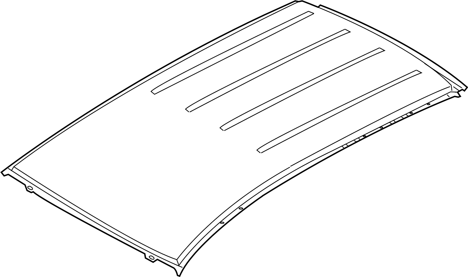 View TDY170600A Roof Panel Full-Sized Product Image
