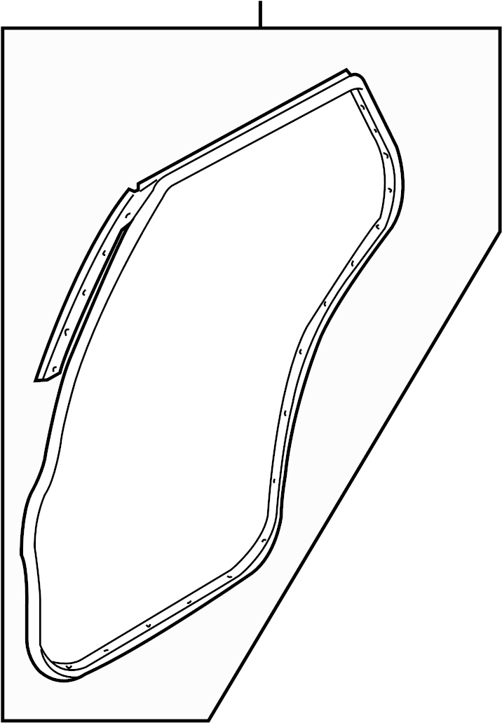 View TD1173760F Door Seal (Left) Full-Sized Product Image